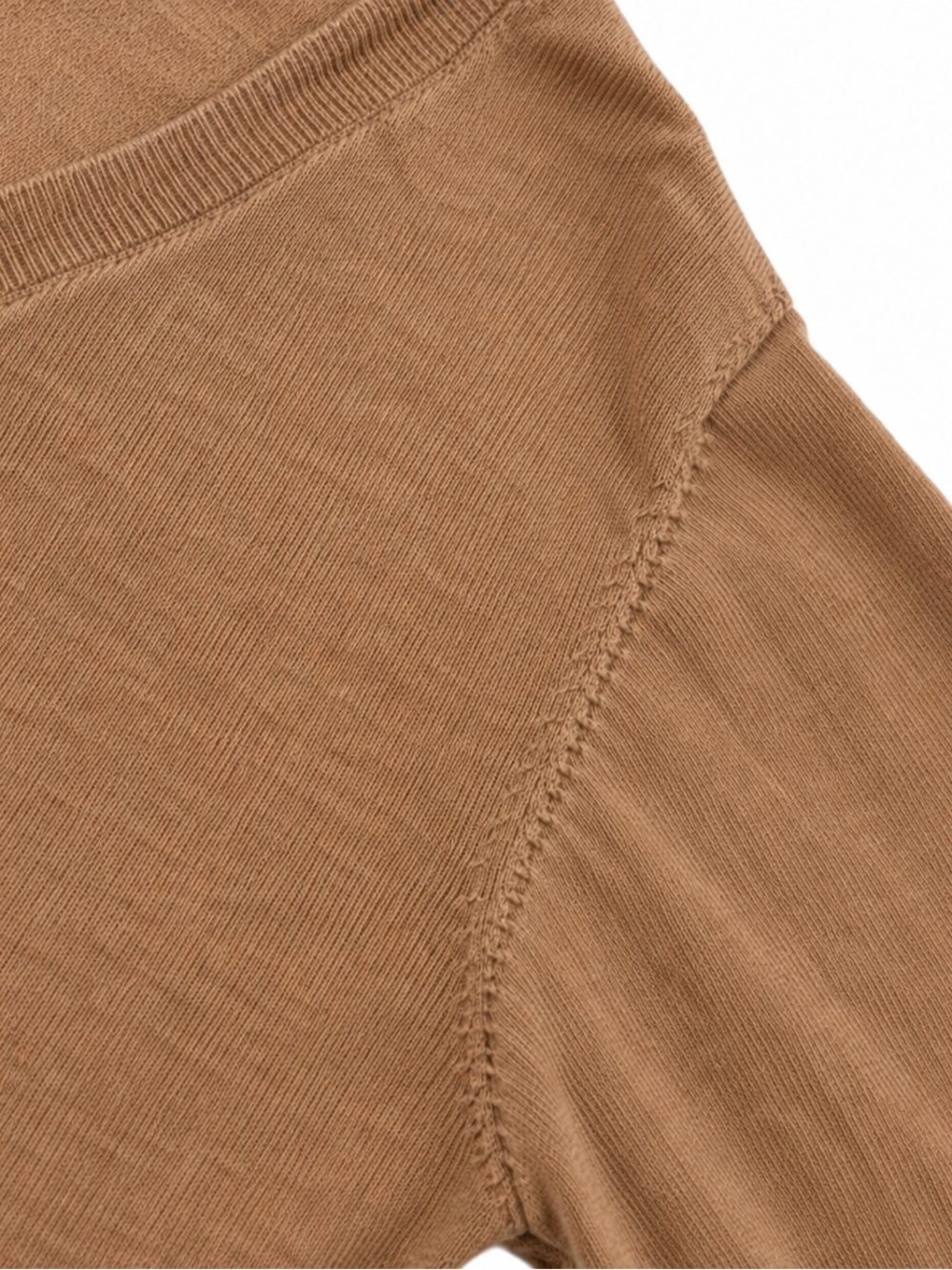 Anine Bing Cashmere Merino Wool Valerie Sweater Tan V Neck size XS - Picture 7 of 11